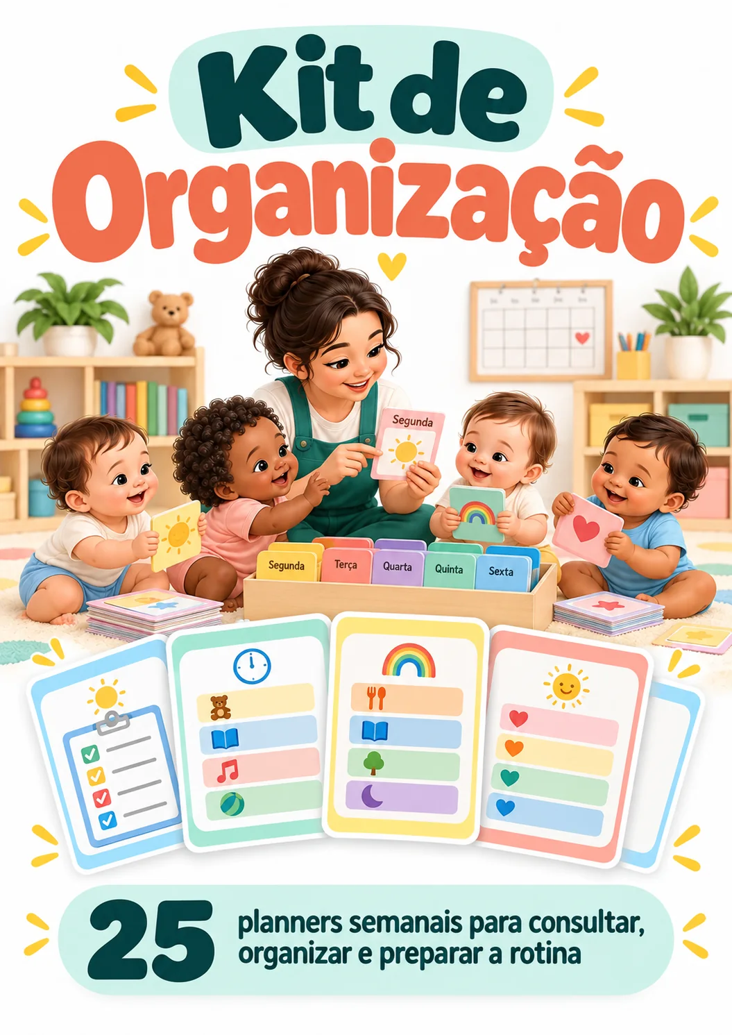 Capa do kit de organização